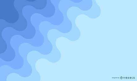 Blaue Wellen Designhintergrund