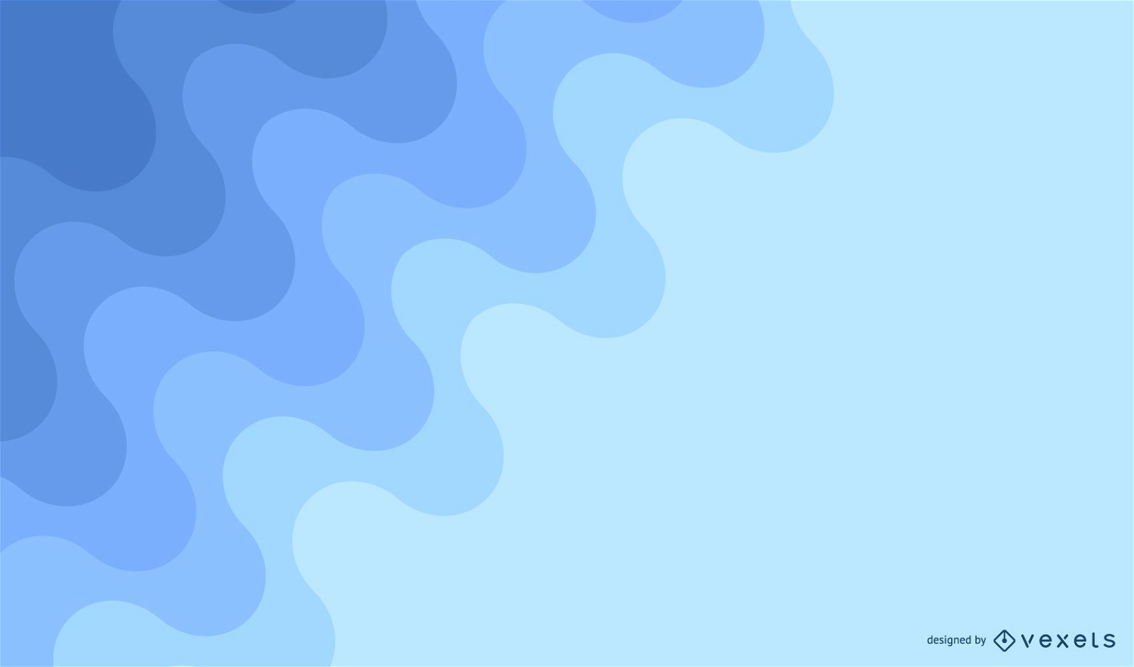 Blue waves Design background