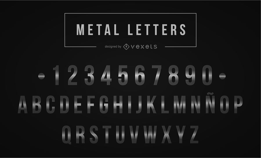 Silver Metal Letters Silver Metal Letters