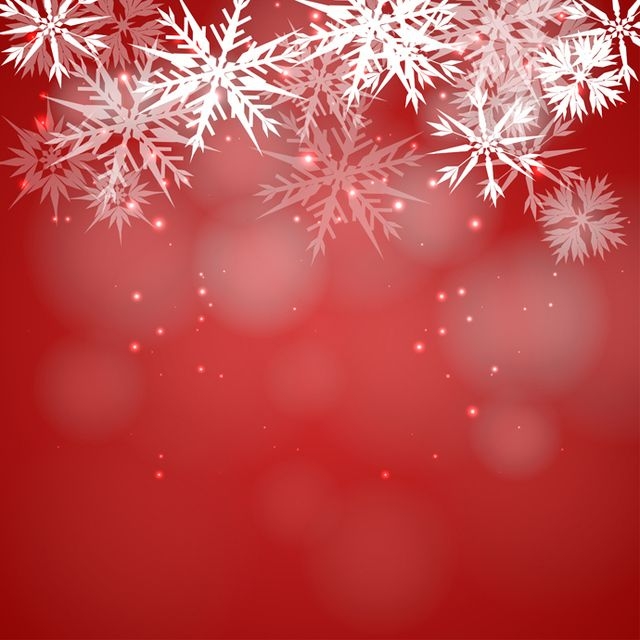 Red Snowflake Background - Vector download