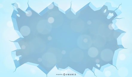 Vector Winter Background with snow and frost
