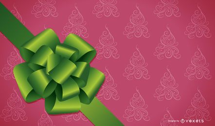 Weihnachtsdesign mit Band