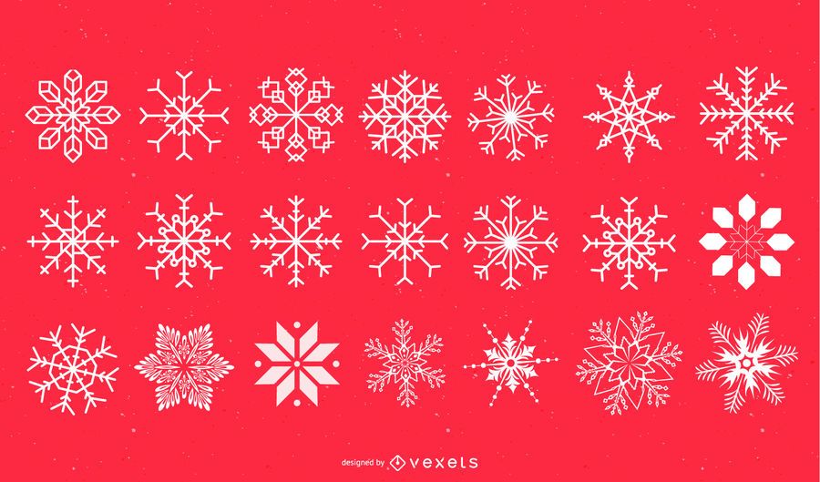 Coleção de flocos de neve Coleção de flocos de neve