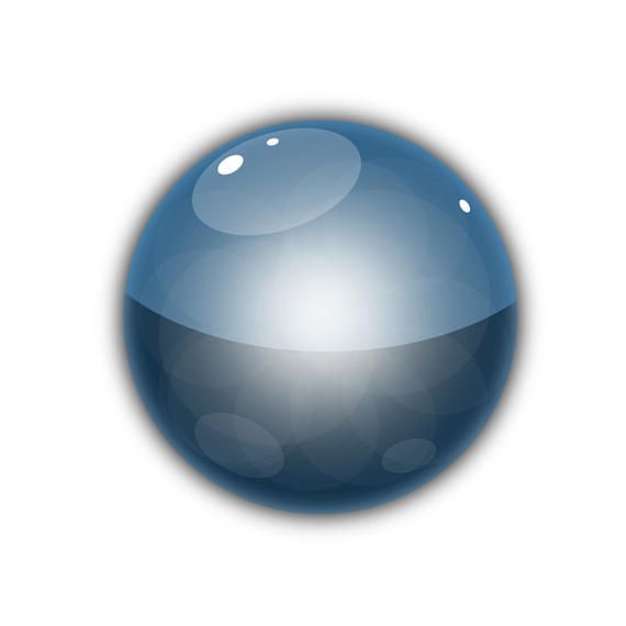 Orbe brillante del vector Orbe brillante del vector