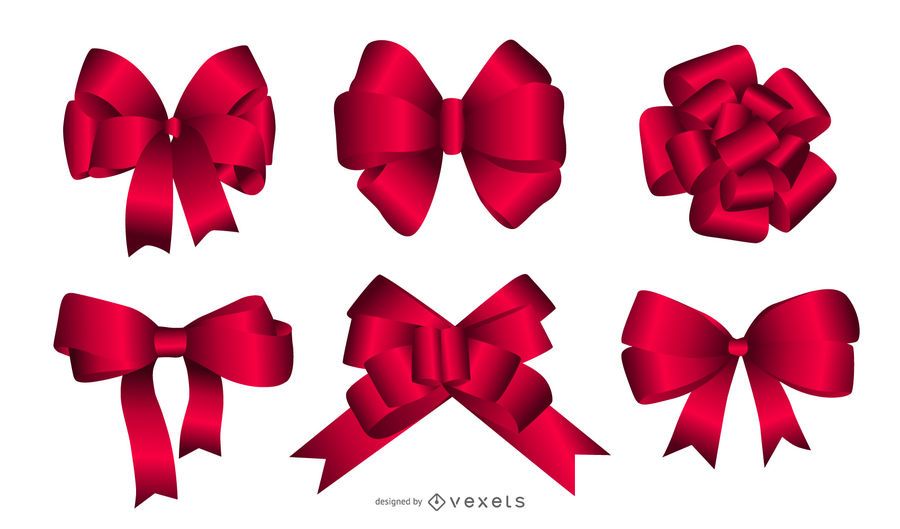Vector Christmas Ribbons Vector Christmas Ribbons