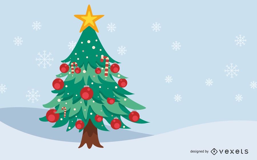 Árbol de navidad decorado Árbol de navidad decorado