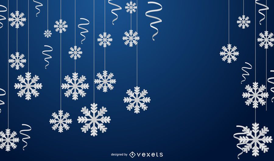Winter snowflake background Winter snowflake background