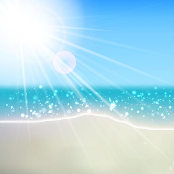 Vector Summer Beach Vector Summer Beach