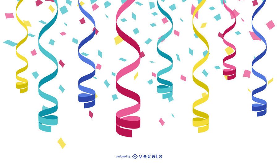 Vector Serpentine Ribbons Vector Serpentine Ribbons