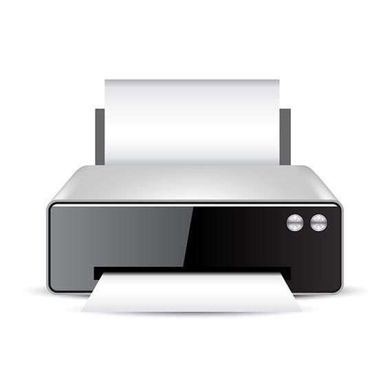 Printer Illustration Vector Printer Illustration Vector
