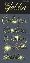 Estilos de Texto Dourado
