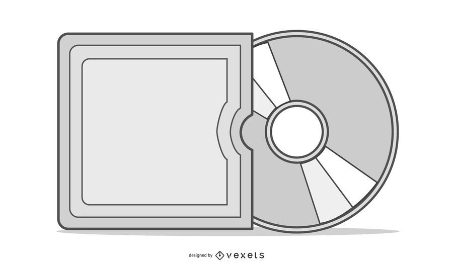 CD Case - Vector Download