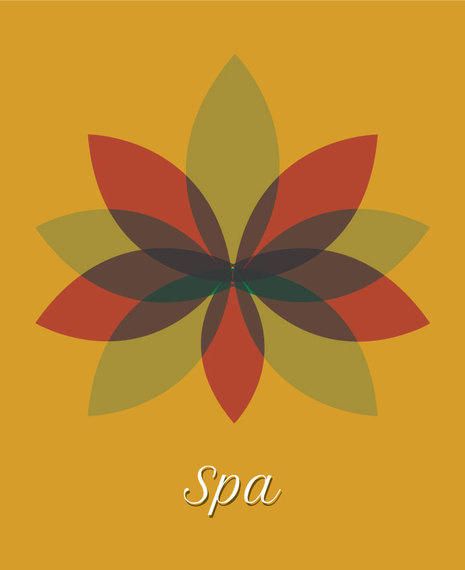 Spa folhas multicoloridas de flores transparentes Spa folhas multicoloridas de flores transparentes