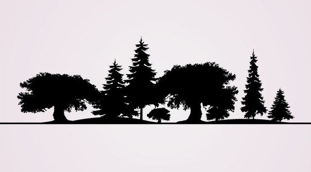 Download Tree Silhouettes - Vector download