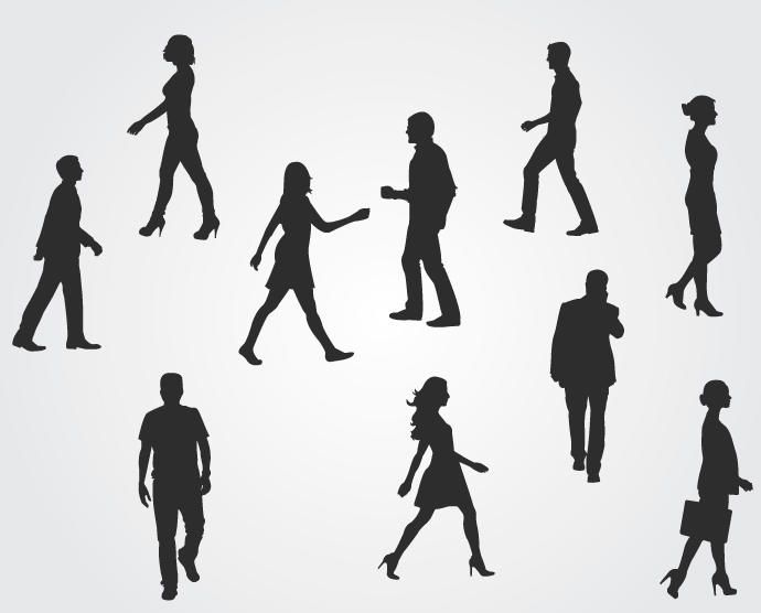 Corporate People Silhouettes Corporate People Silhouettes