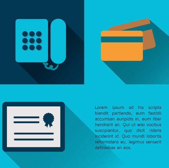 Phone Credit Card Certificate Icons Phone Credit Card Certificate Icons