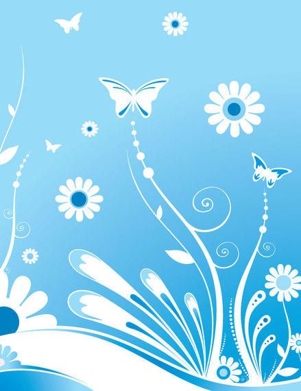 Butterflies with Flowers Butterflies with Flowers