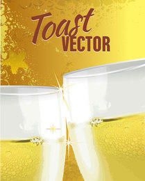 Toast Drink Background