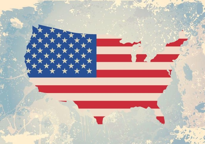 Download Ripped USA Flag - Vector Download