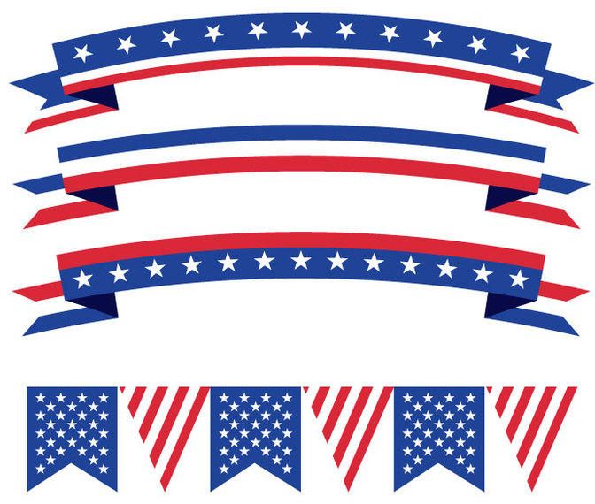 USA Buntings Bänder USA Buntings Bänder
