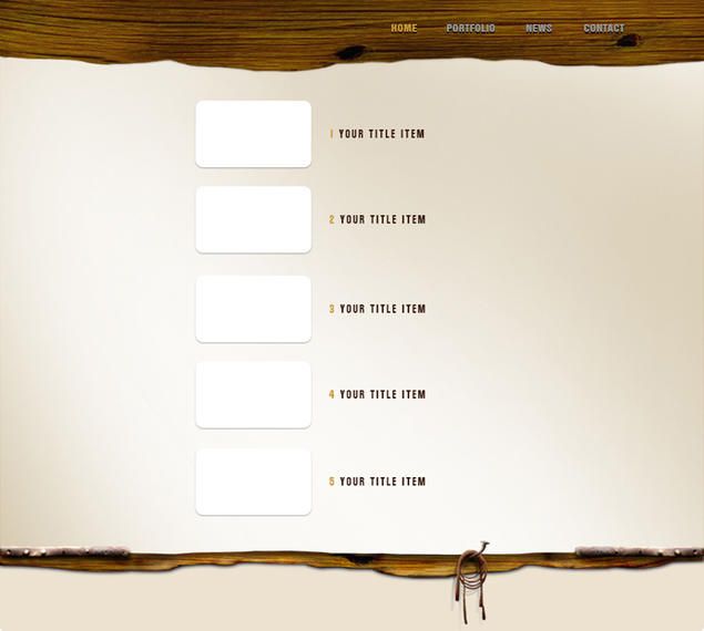 Rural Website Mockup PSD Rural Website Mockup PSD