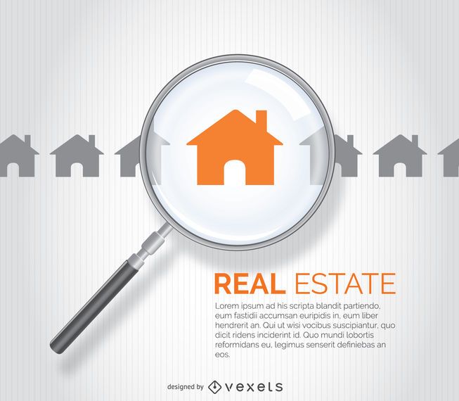 Searching house concept Searching house concept