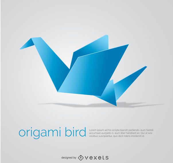 Origami-Vogel Origami-Vogel