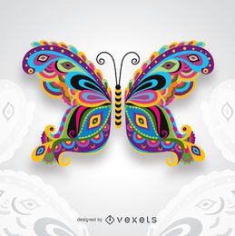 Kreativer bunter künstlerischer Schmetterling für Kartenglückwünsche, die Einladungen und mehr heiraten Kreativer bunter künstlerischer Schmetterling für Kartenglückwünsche, die Einladungen und mehr heiraten