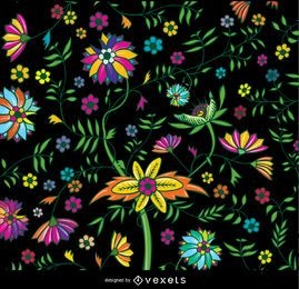 Floral Colorful Wallpaper
