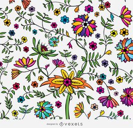 Textura Floral Exótica