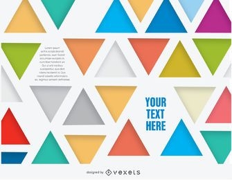 Abstract triangles background 