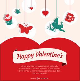 Feliz dia de san valentin cartel