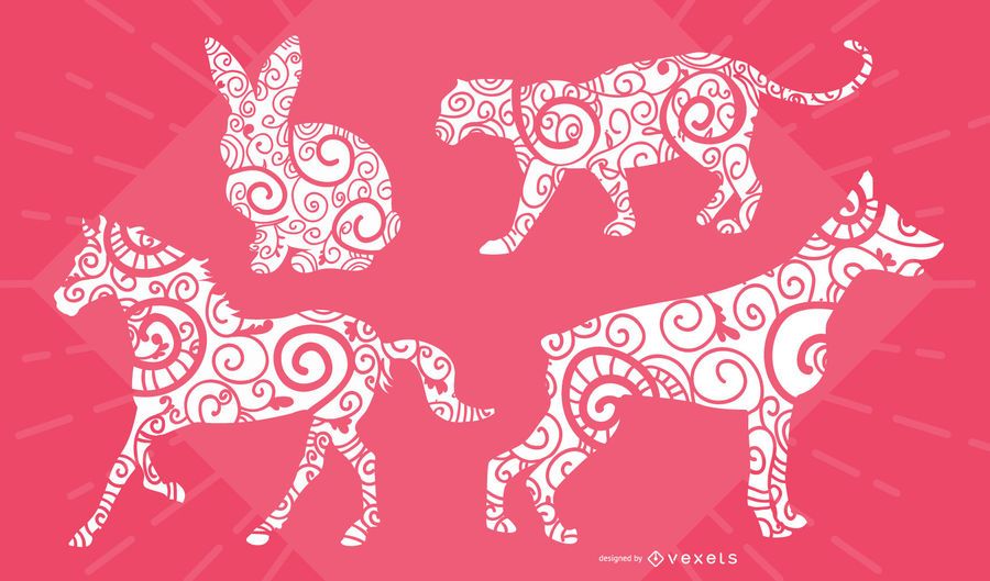 Calligraphic Ornament Character Set Calligraphic Ornament Character Set