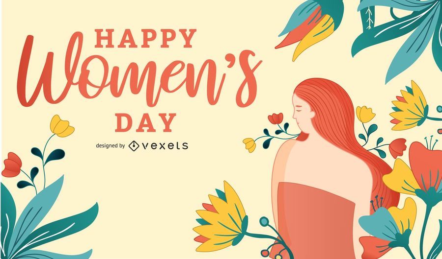 Abstract Women's Day Card Abstract Women's Day Card