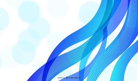 Abstract Wavy Background Vector