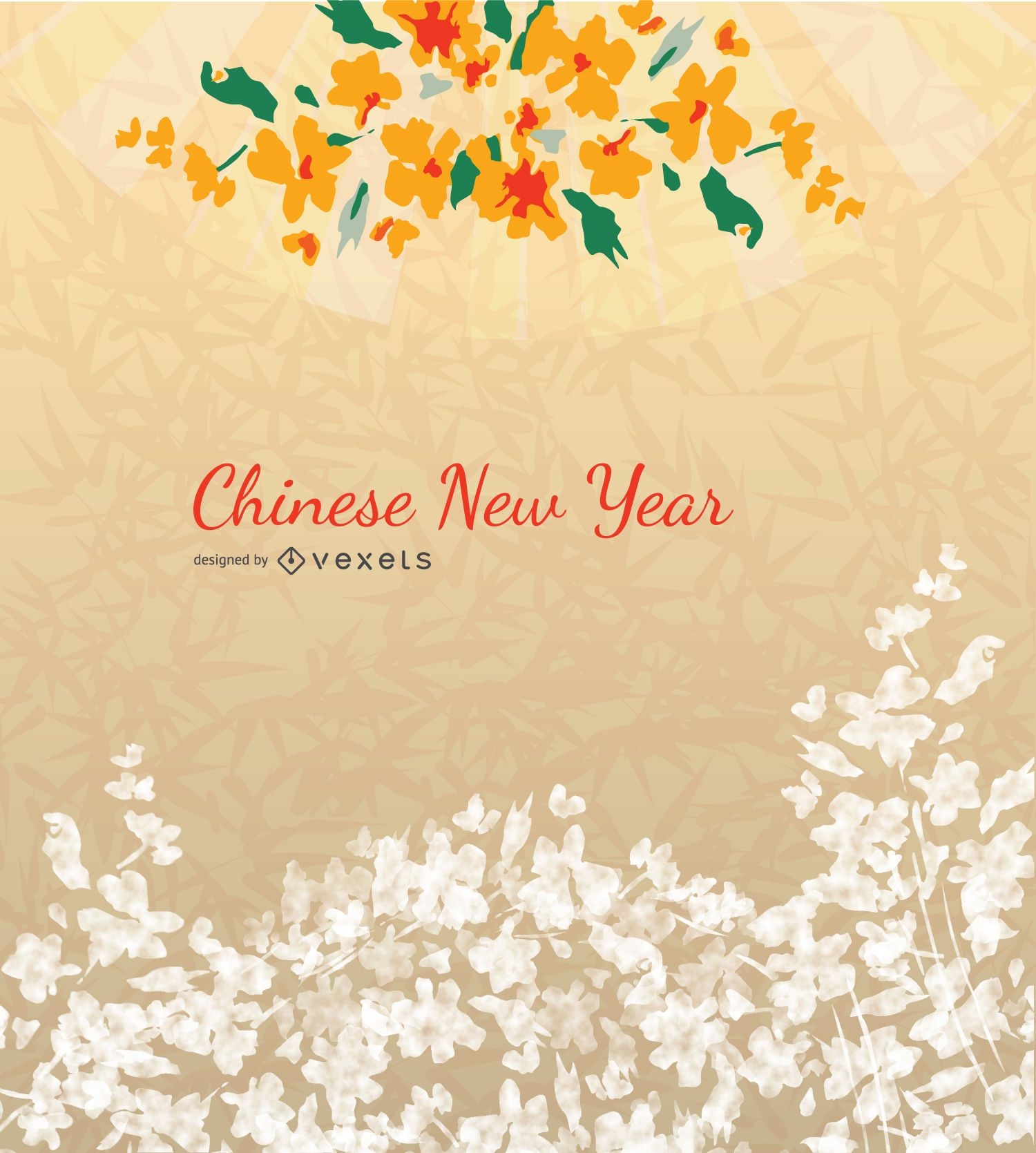 Chinesischer Neujahrshintergrund