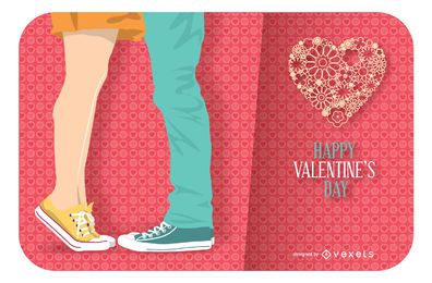 Happy Valentine's day card Happy Valentine's day card