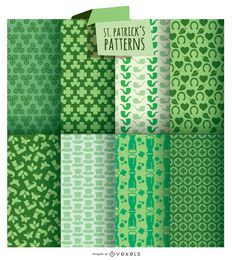 Conjunto de fondo 8 de San Patricio