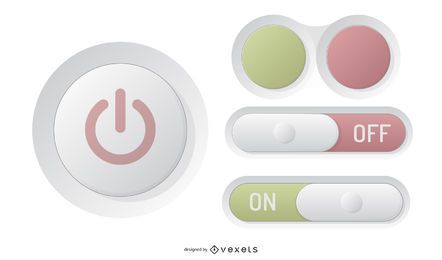 On Off Switch & Buttons On Off Switch & Buttons