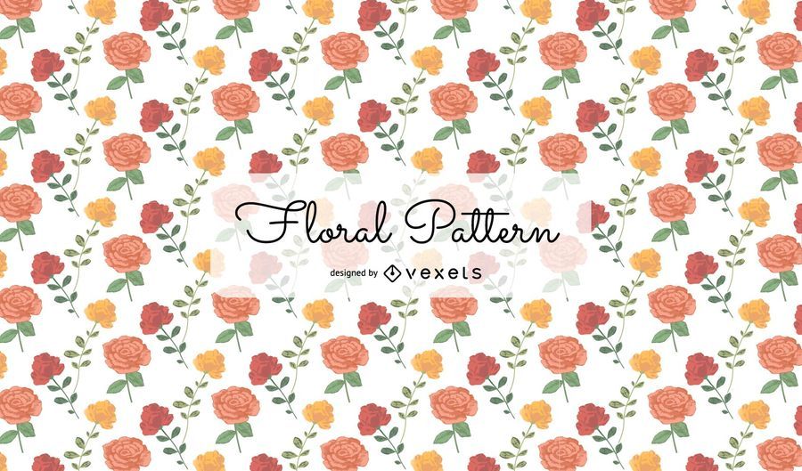 Seamless Watercolor Floral Pattern Seamless Watercolor Floral Pattern