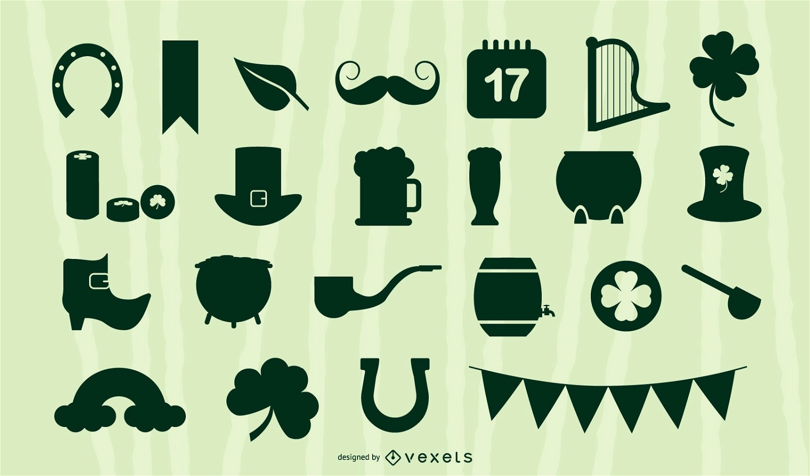 St. Patrick's Silhouette Elements Collection