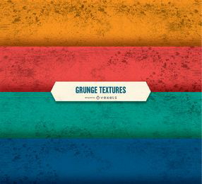 Conjunto de textura grunge