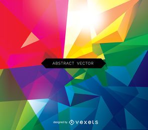 Abstract triangle polygonal background