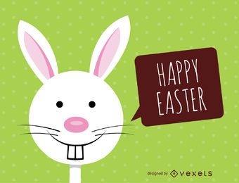 Fancy Easter bunny card