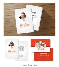 Funny animals business cards
