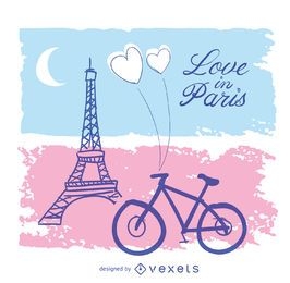 Tarjeta Amor en París