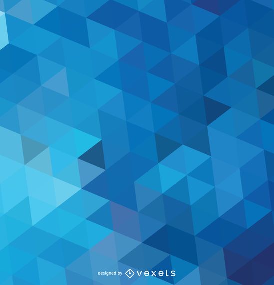 Abstract Polygonal Blue Background - Vector Download