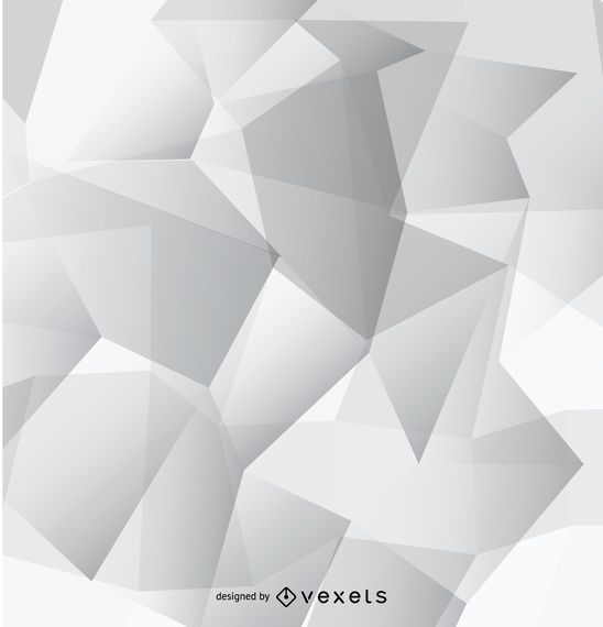 Abstract Grey Polygonal Wallpaper - Vector Download