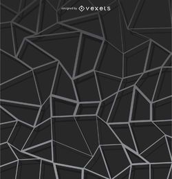 Fundo abstrato em mosaico preto