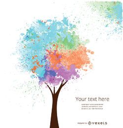 Soft-colored artistic tree Soft-colored artistic tree